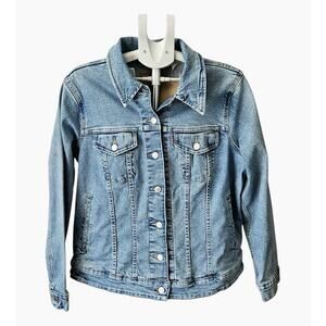 LEVI’S Original Trucker Jacket Plus Size Jeanie Medium Wash Women's SZ. 1X NWT